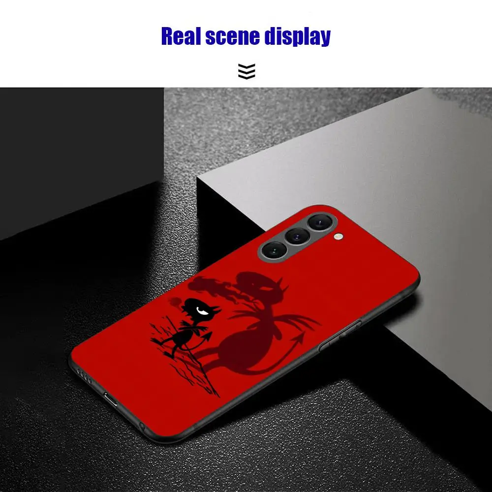 Фото Чехол для телефона Luci Disenchantment в стиле аниме для Samsung Galaxy S26 S25 S24 S23 S22 S21 Plus Ultra Note20, мягкий, черный №3