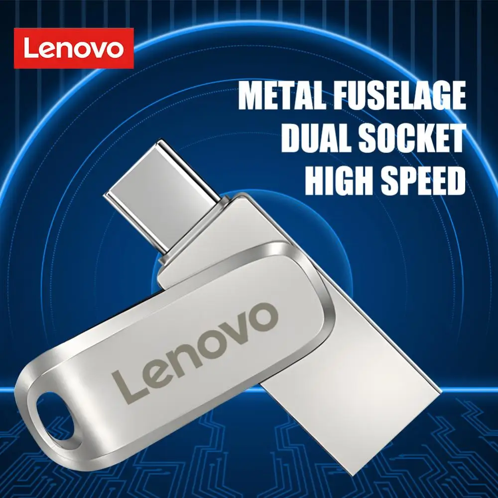 

Lenovo ThinkPad USB 3.0 Type C USB Flash Drive OTG Pen Drive 128GB 256GB 512GB 1TB 2TB USB Stick 2 In 1 High Speed Pendrive