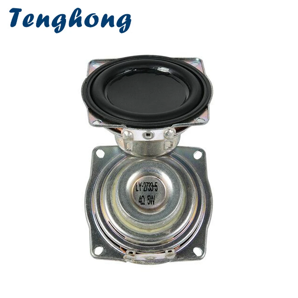 

Tenghong 2pcs 42MM 4 Ohm 5W Portable Audio Full Range Speakers 16 Core For Home Theater Bluetooth Loudspeaker DIY