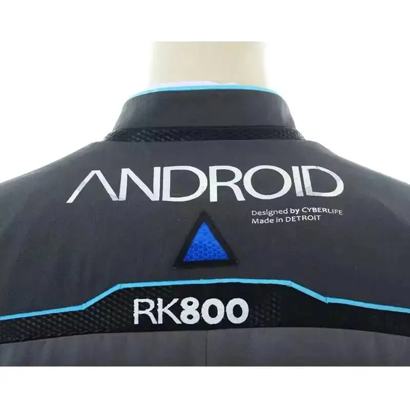 Фото Новый костюм агента Connor RK800 из игры Detroit: Become Human, униформа KARA AX400 для косплея, облегающий костюм. №1