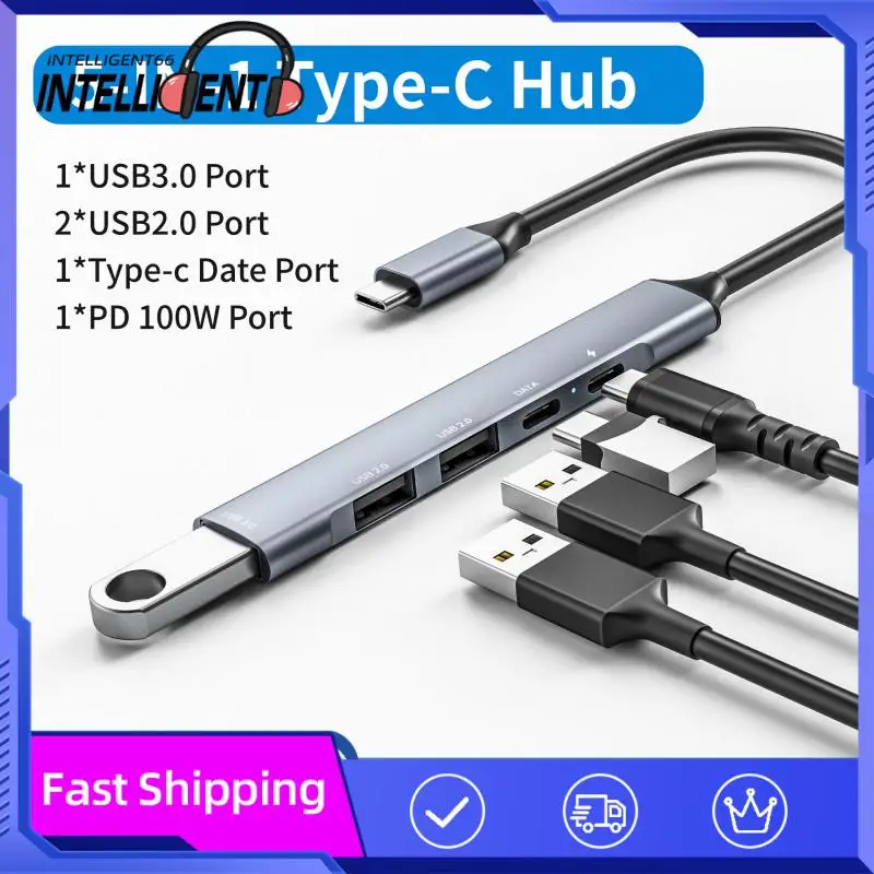 

Usb Several Ports Type C Hub Usb Multi Port Usb-c Expansion Dock Usb-c Hub High Speed Multi Usb Plug And Play Usb 2.0 Adapter