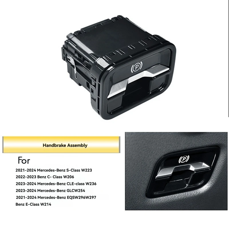 Car Electronic Handbrake Switch Assembly For Mercedes Benz C E S Class W206 W214 W223 W254 Butoon