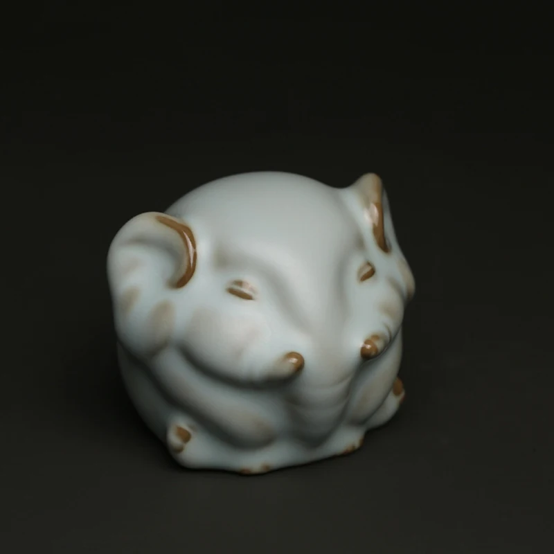 

China Tea Ceremony Tea Pet Animals Travel Premium Zen Ceramic Fortune Tea Pet Oriental Vintage Puer Desktop Teapets Tea Service