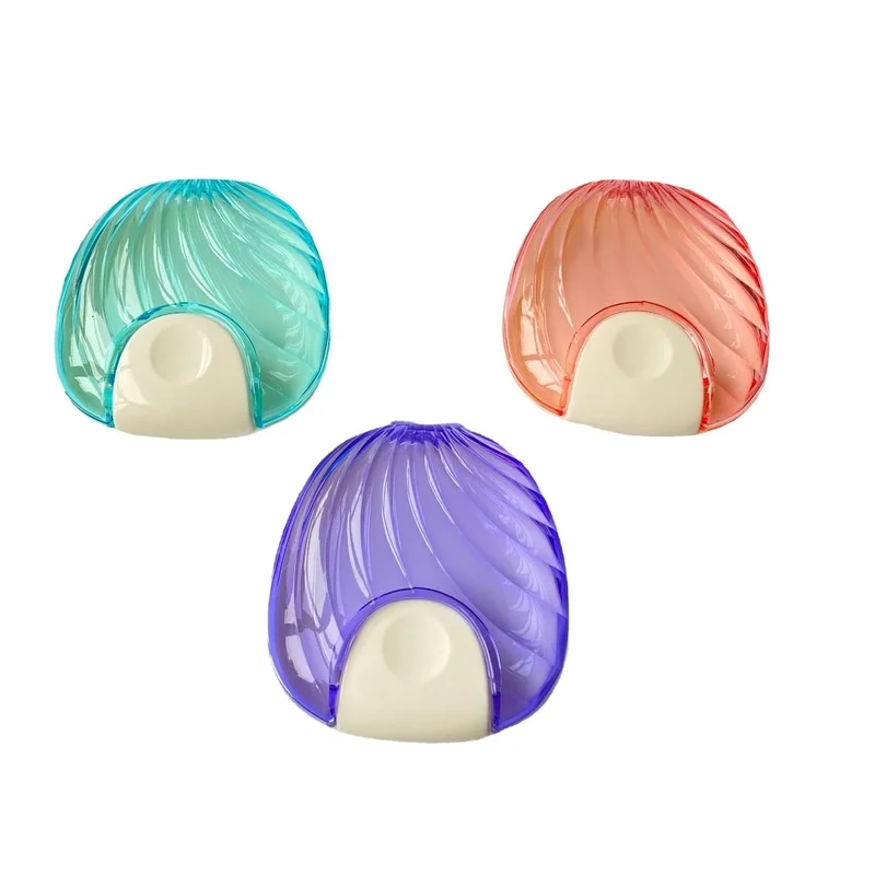 

1pc Push-type Tooth Retainer Partial Denture Storage Box Orthodontic Box Small Tooth Travel Box Outdoor Box Retainer Box