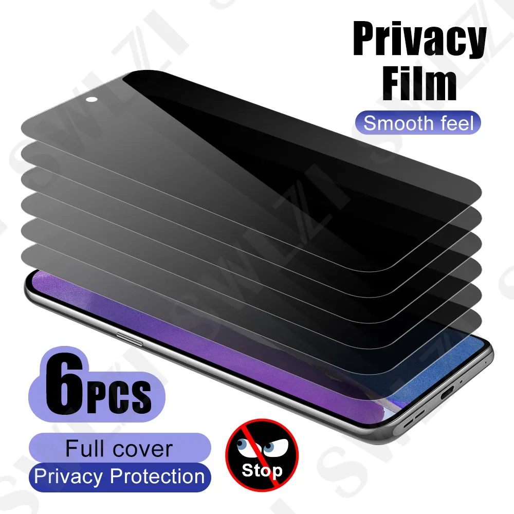 6 шт. закаленное стекло для смартфона Samsung A73 A53 Защитная пленка