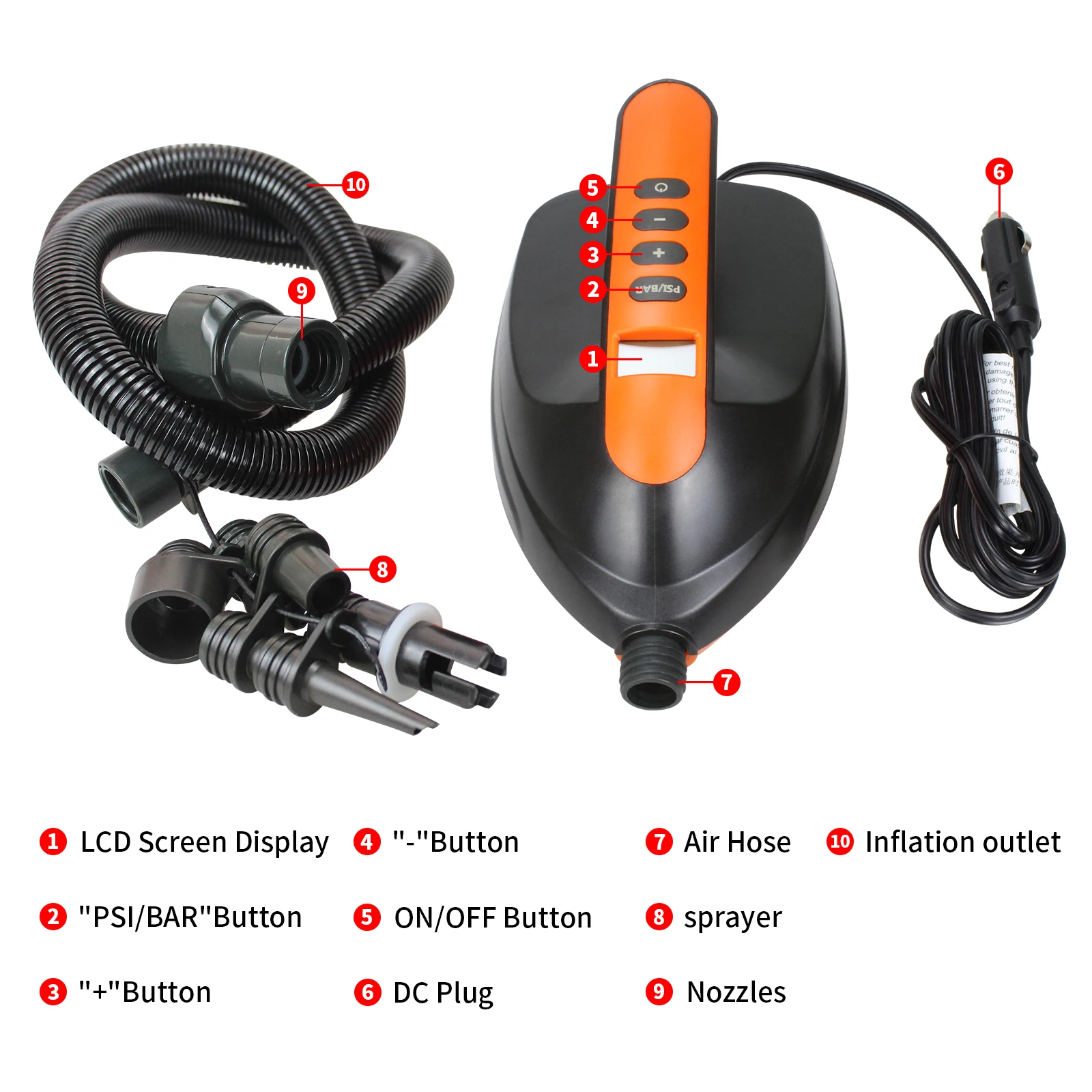 

Электрический насос 16/20 фунтов на квадратный дюйм 12В