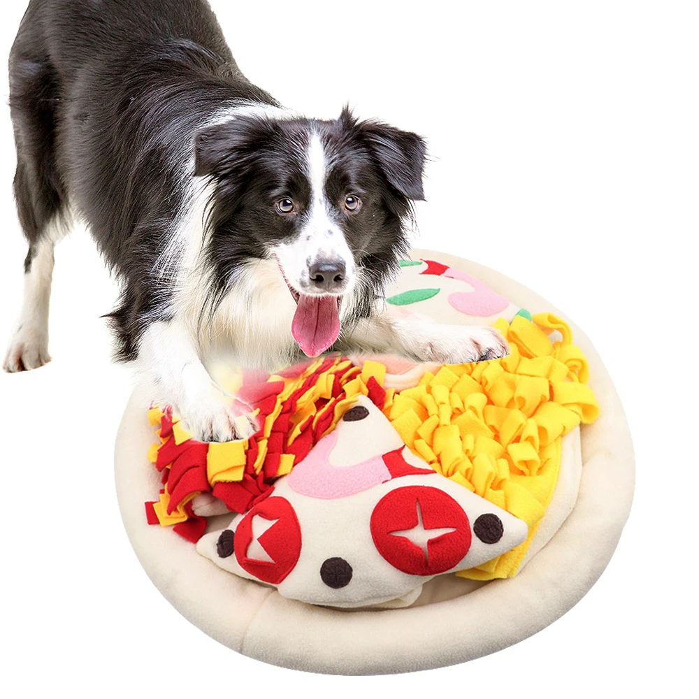 

50x50cm Pet Dog Snuffle Mat Dog Puzzle Toy Nose Smell Training Sniffing Pad Slow Feeding Bowl Washable Dog toy alfombra olfativa