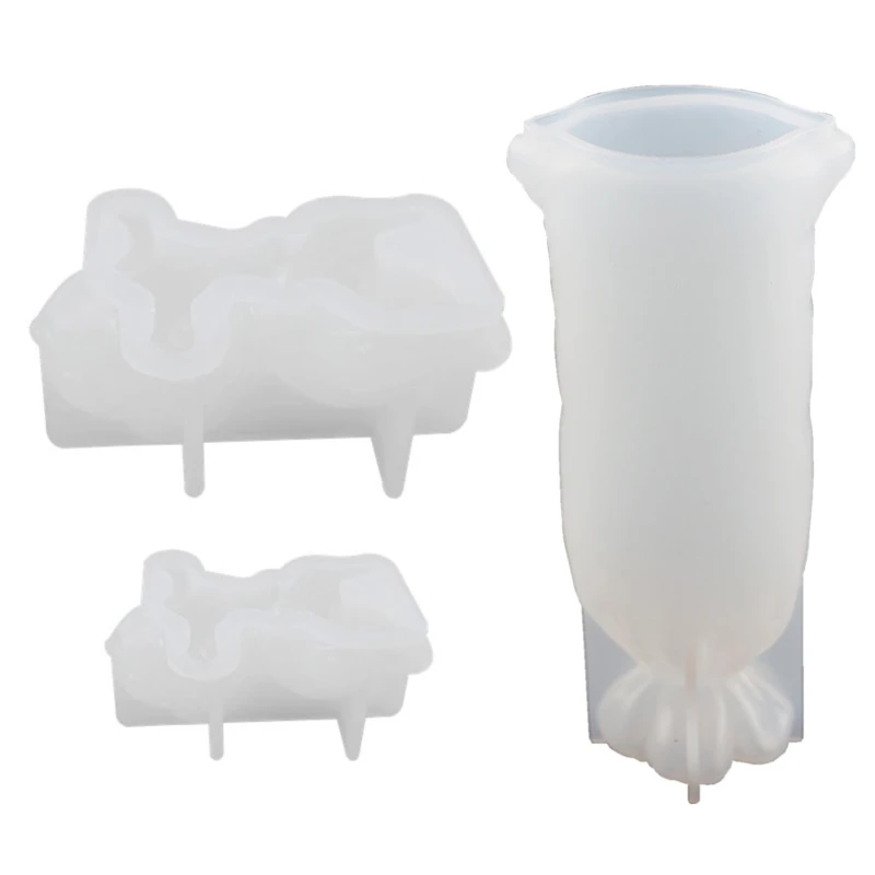

Tabletop Mold Epoxy Molds Goldfish Water Bag Mold for Ornament Resin Casting Mold Silicone Lucky Bag Shape Mold Handmade