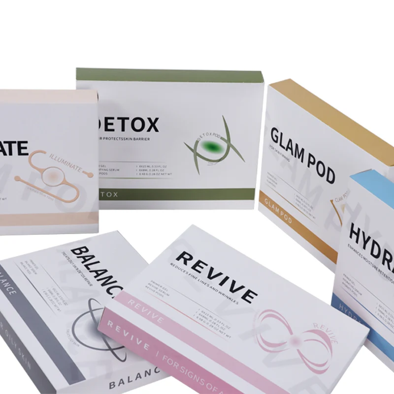 CO2 Pod Glam For Bubble Facial Machine Spa Revive Pods Aqua Уход за кожей Serum Gels