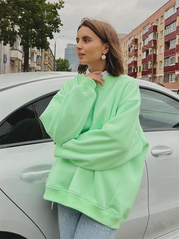 Лин Менгцянь толстовка женская плюшевая