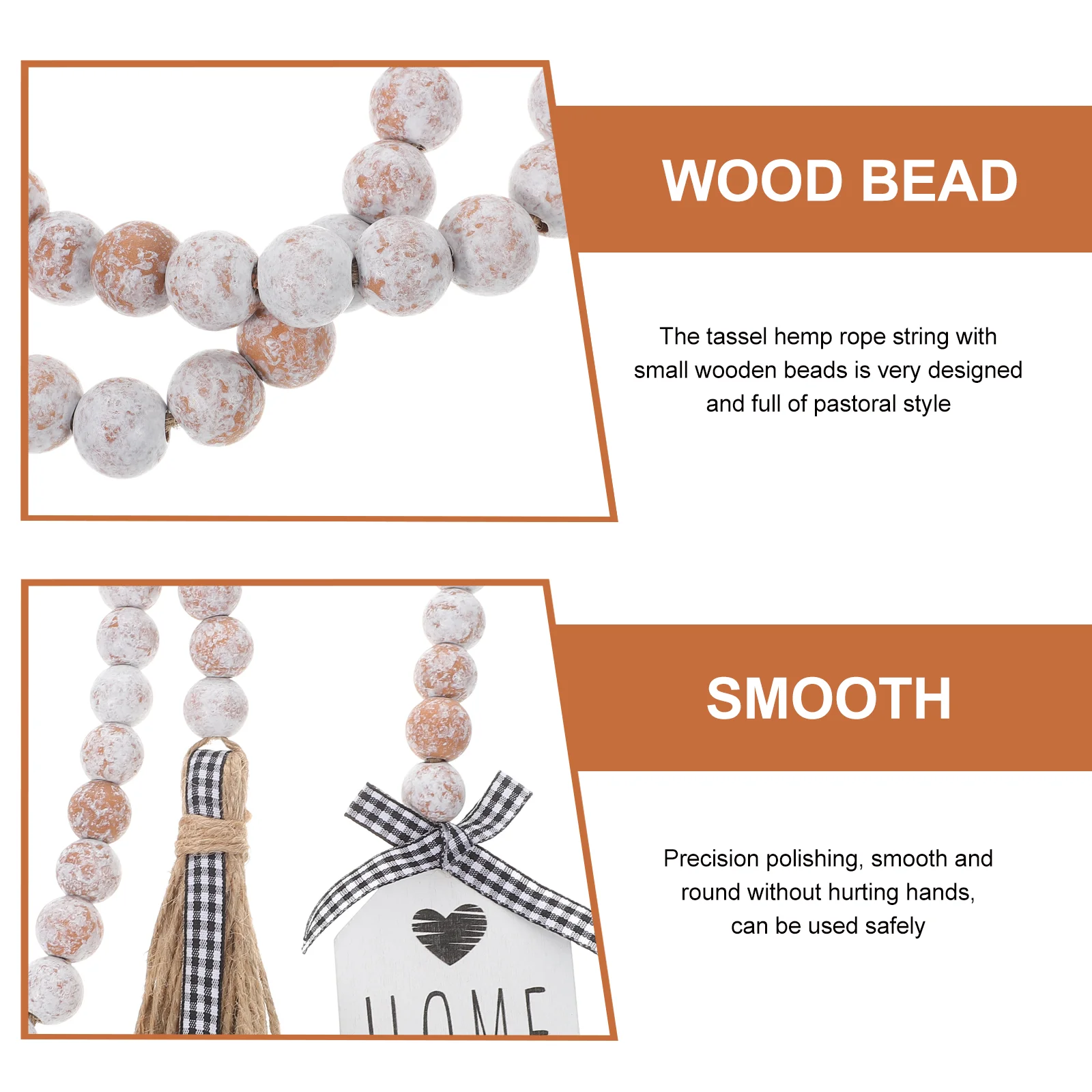 Деревянные бусины с кисточкой кулон журнальный столик поднос декор для белых