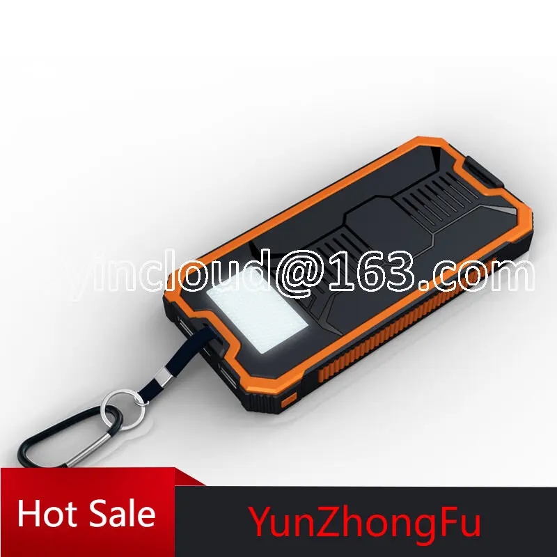 

Поставляется с 4-проводным солнечным зарядным устройством большой емкости 20000 мА подарок индивидуальный мобильный источник питания для Apple/...