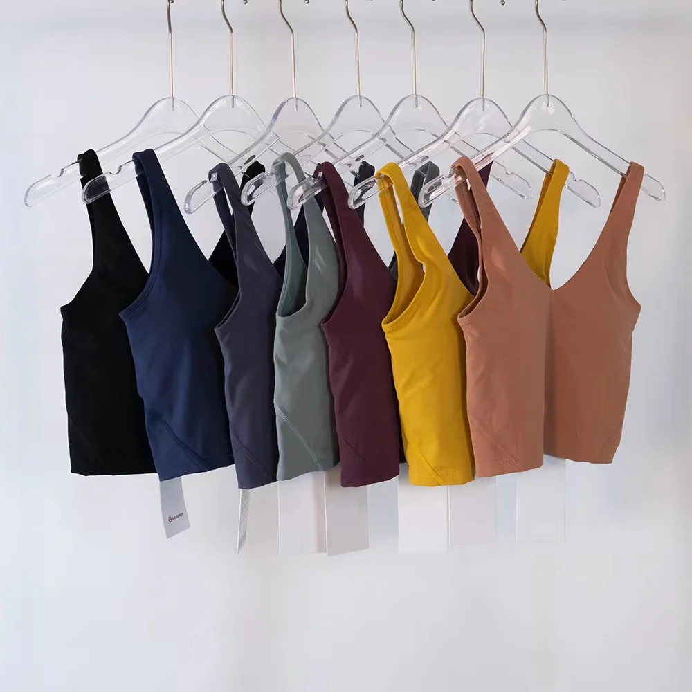 luluwomen U-Back Workout Gym Yoga Bras Women Racerback Tank Sexy Sports AlignCrop Tops Sport Bra