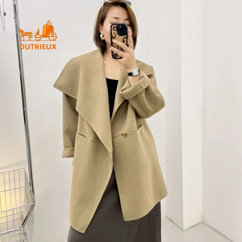 Двухстороннее кашемировое пальто