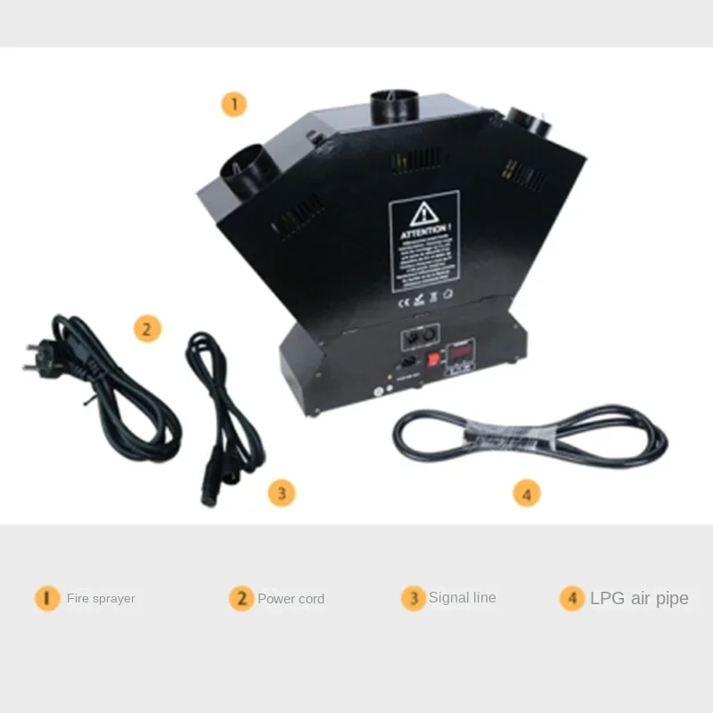 Сценическое управление консолью DMX512 трехголовочная зажигалка оборудование со