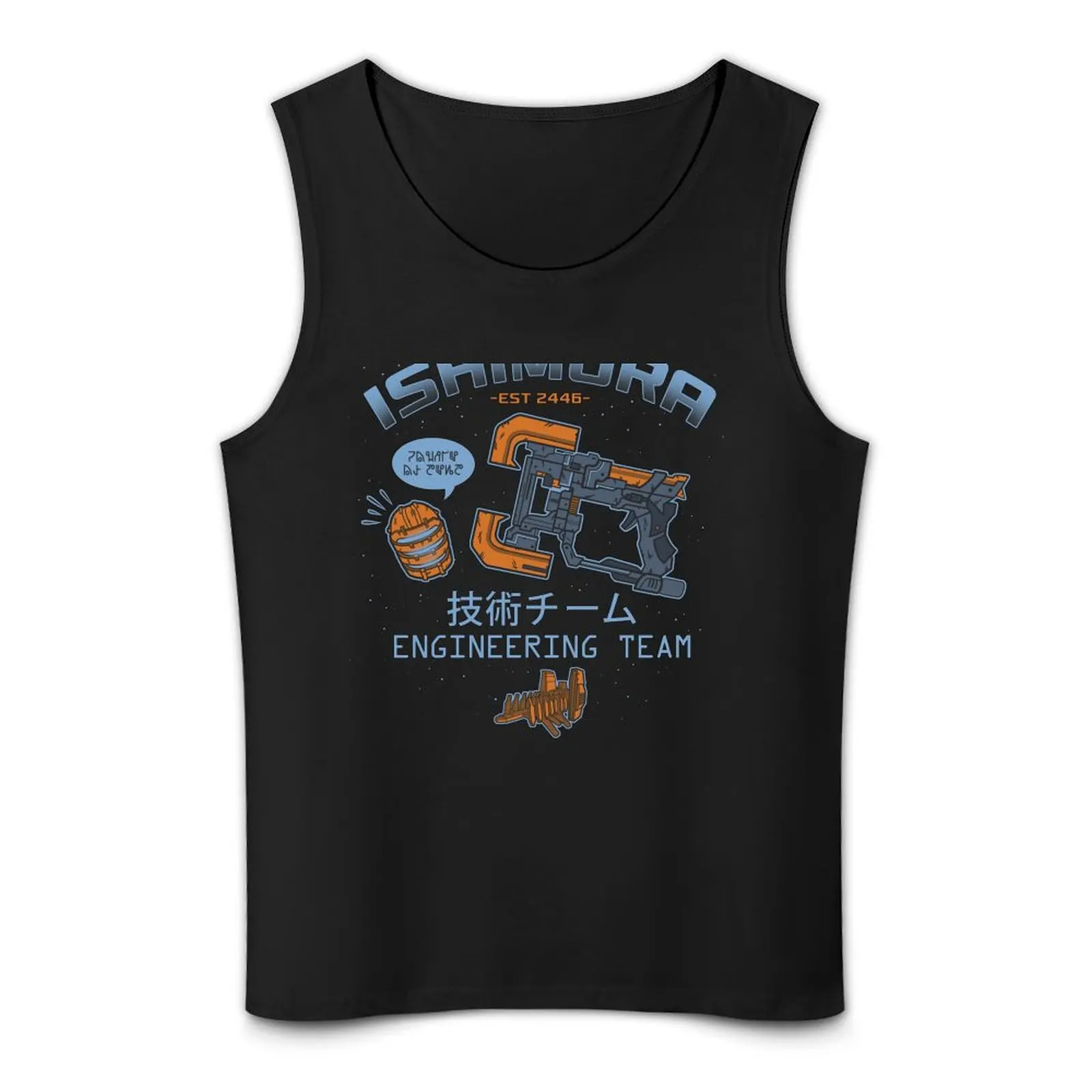 Мужская спортивная одежда без рукавов Ishimura Engineering Tank Top