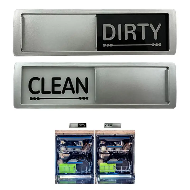 

Dishwasher Magnet Clean Dirty Sign NonScratching Strong Magnet Double-sided Dirty Clean Ideal Signs For Home Kitchen Accessories
