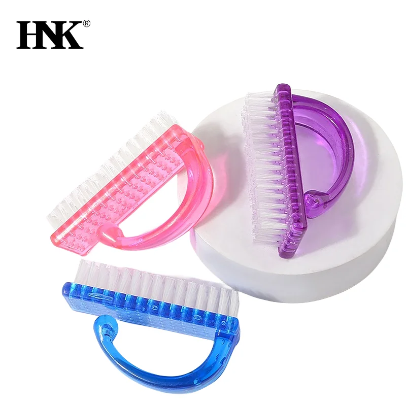 

Cleaning Nail Brush Tools Colorful Plastic Dust Cleaner Brushes Nail Art Manicure Pedicure Powder Soft Remover