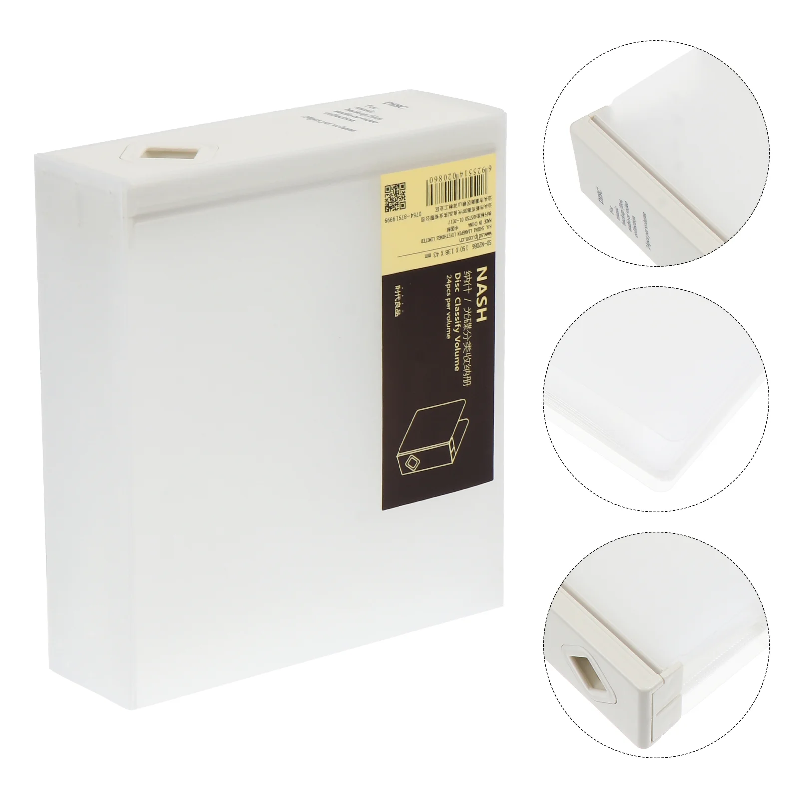 

Case Storage Holder Wallet Book Binder Organizer Sleeves Disc Booklet Disks