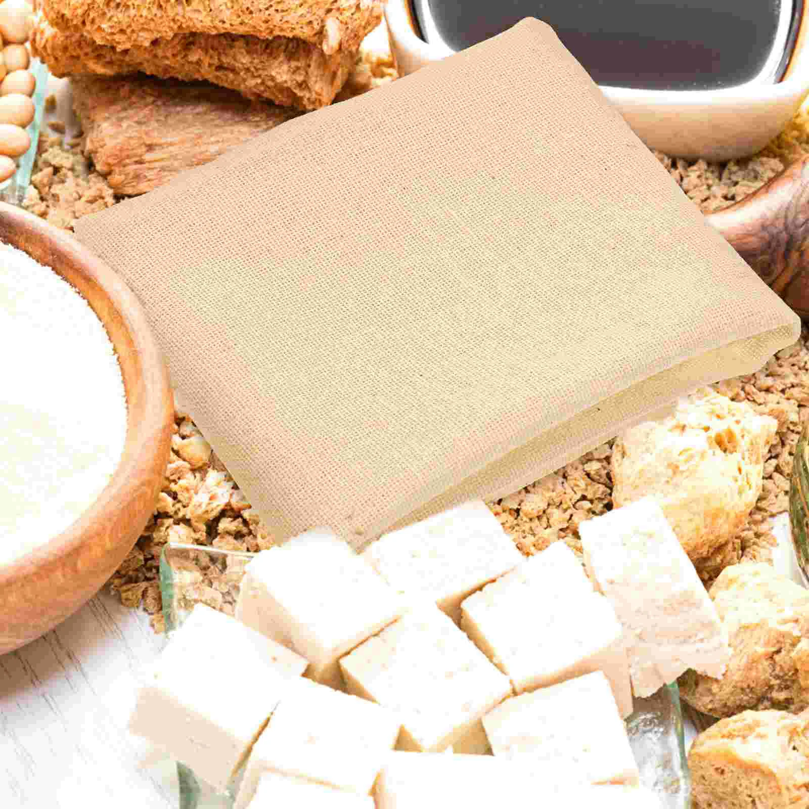

5 Pcs Cleaning Clothes Fermented Reusable Cotton Fabric Filter Screen Cheesecloth Tofu