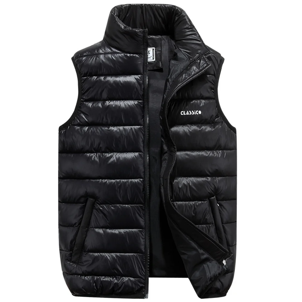 

2022 autumn and winter new down cotton vest men autumn and winter leisure thickened warm men jacket men