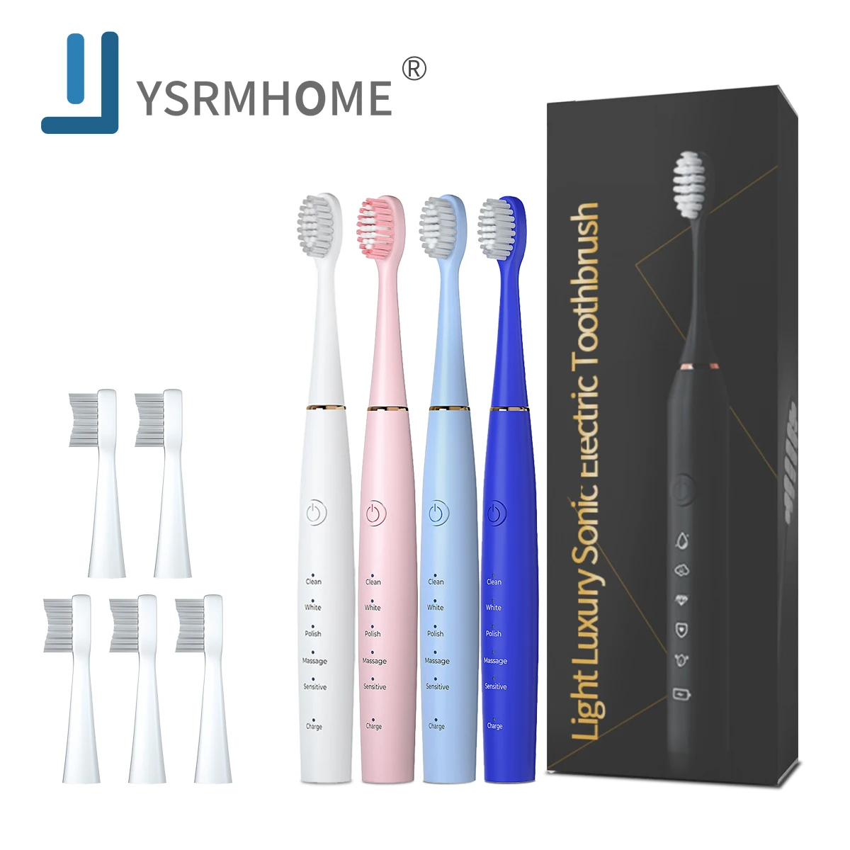 

Electric Toothbrushes Sonic,Ultrasonic Clean Whitening for Adult Children Oral Dental Care Replacement Smart Tooth Brushes
