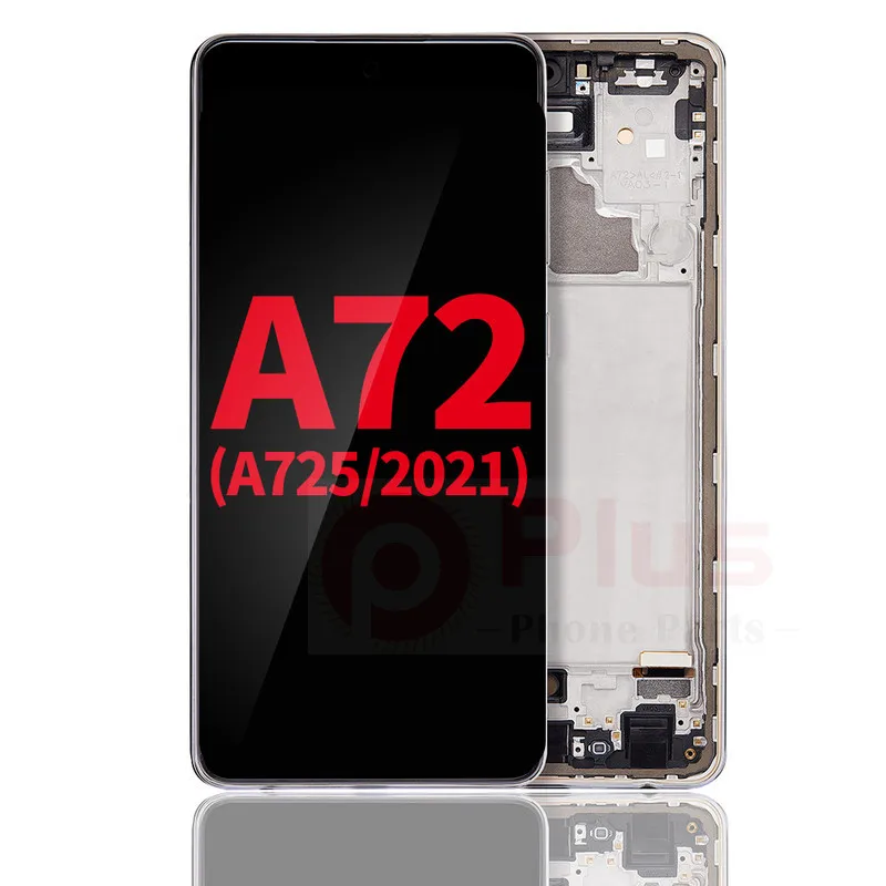 

OLED Display With Frame Replacement For Samsung A72 (A725/2021) (6.36") (Aftermarket Plus) (Awesome White)