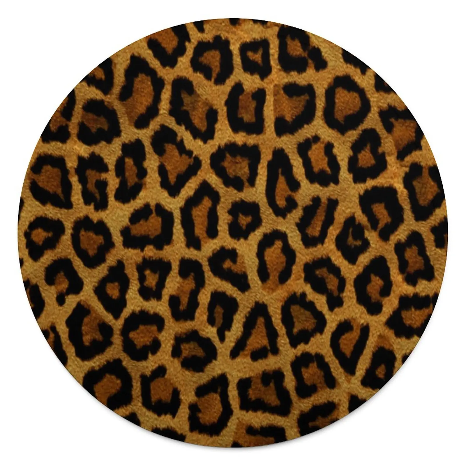 

Одеяло с изображением диких животных, недорогое теплое круглое флисовое покрывало с леопардовым принтом, супермягкое одеяло для любой погоды
