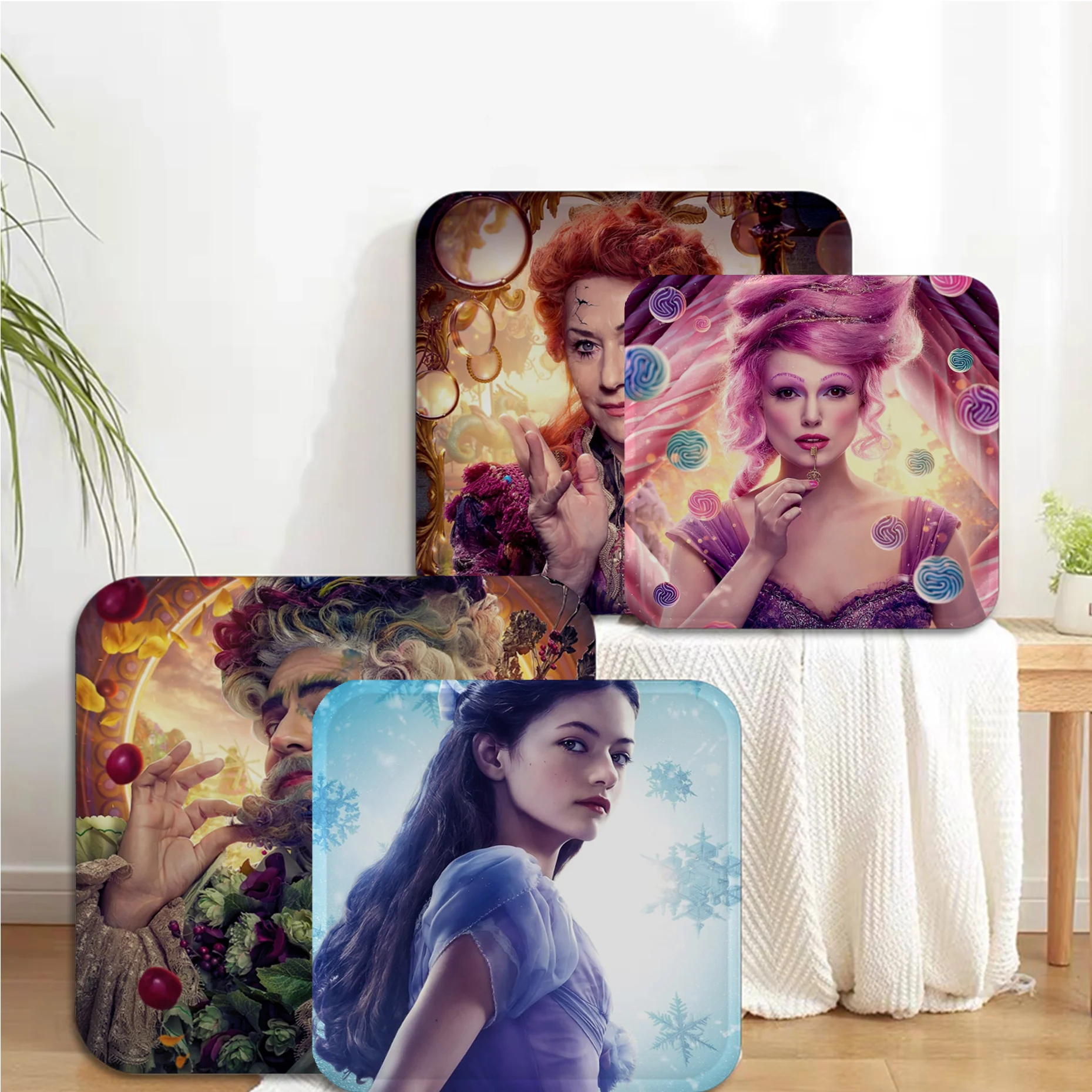 

Disney The Nutcracker And The Four Realms Art Meditation Cushion Stool Pad Dining Chair Tatami Seat Cushion Anti-Slip Cushion