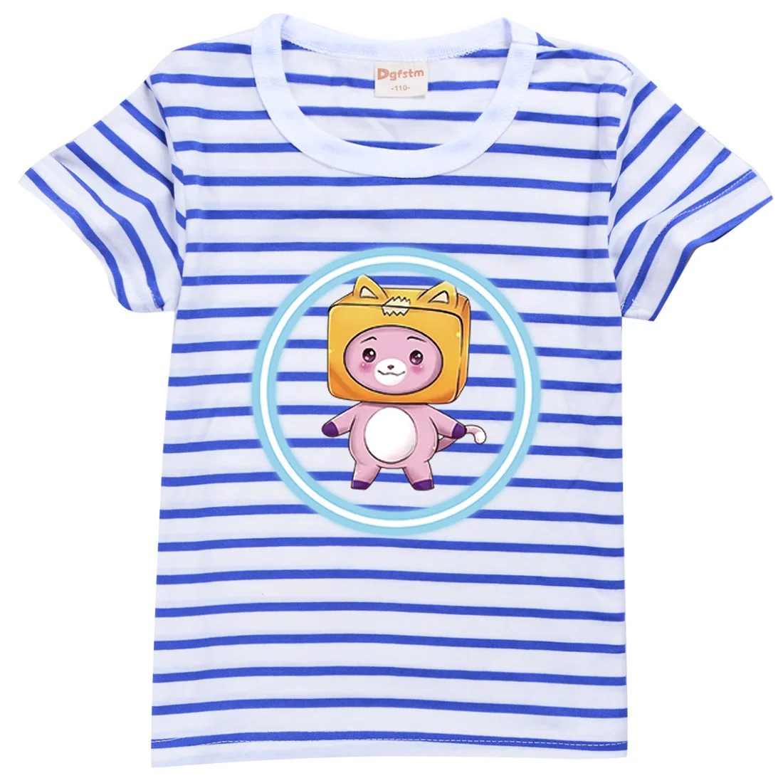 

Счастливая Рокки и Фокси одежда, Детская футболка с графическим принтом Lankybox, забавная футболка для девочек, милая футболка в стиле Харадзю...