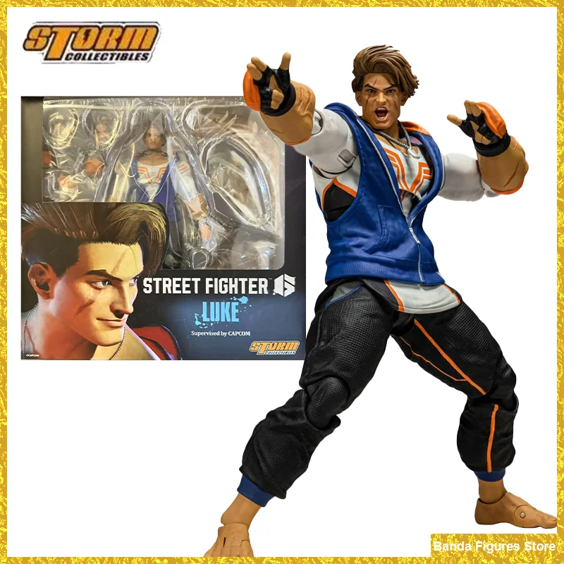 Оригинальные Storm Toys Street Fighter 6 Люк в наличии коллекция аниме фигурки модель