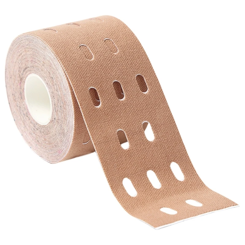 Перфорированная кинезиологическая лента Y1UB протектор колена дышащий эластичный