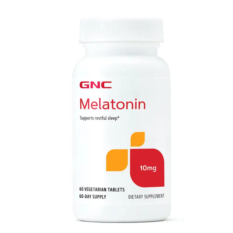 

Free Shipping Melatonin 10 mg Highest potency supports restful sleep 60 capsules