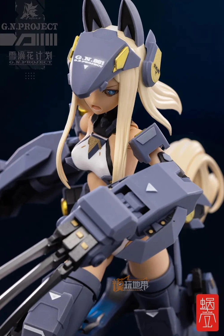 

Kotobuki Machine Girl Snail Shell wolf-001 Armored Wolf Girl Machine Girl Weapon Pack 1/12 Movable Model Mecha Finished Figure
