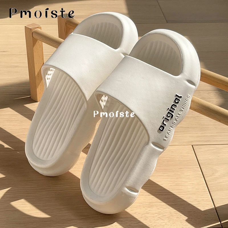 Women Slippers for Home Summer 2023 EVA Slipper Unisex Soft Breathable Shoes Platform Comfortable Bathroom Sandals Non-slip