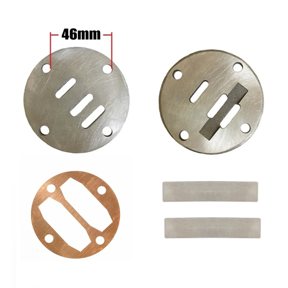 

For Cylinder Head Valve Plate Metal Oil Free/Oil Machine Parts Replacement Set 46mm Accessories Air Compressor