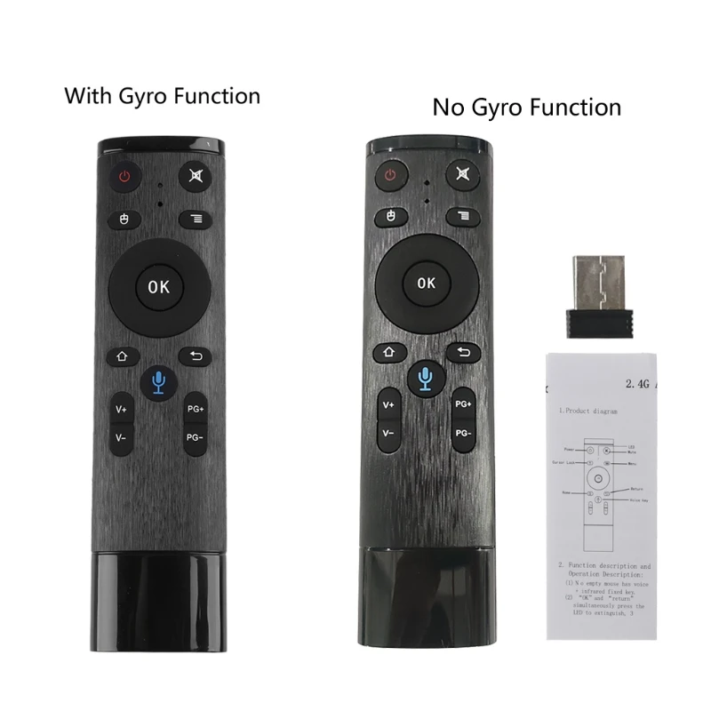 

Q5 Air Mouse Bluetooth-совместимый пульт дистанционного управления для Smart TV/Android TV Box/2,4G беспроводной IP TV голосовой пульт дистанционного управления