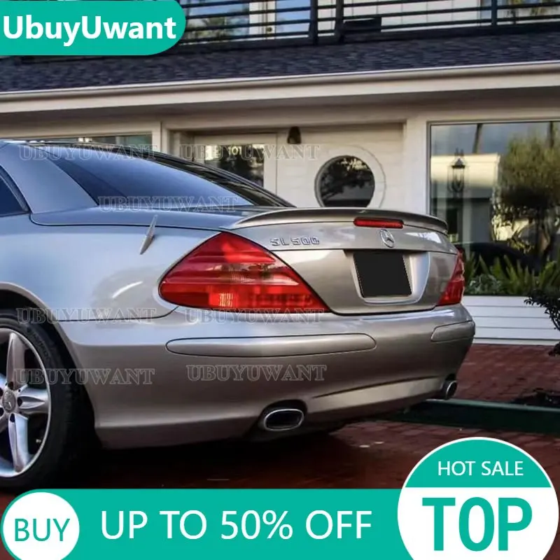 

UBUYUWANT Carbon Fiber Back Trunk Spoiler Rear Boot Lip Spoiler Wing Rear Spoiler Wing For Mercedes-Benz SL Class R230