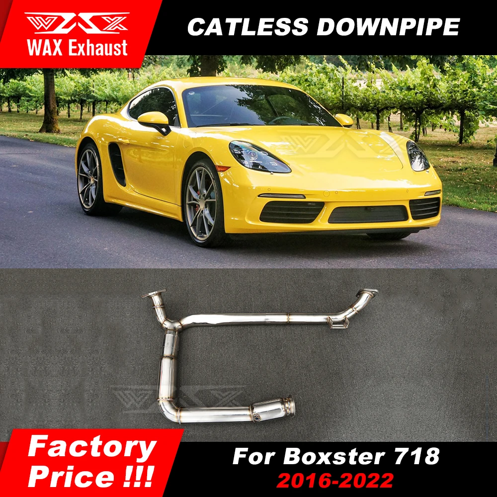 

Выхлопная труба для cayman 981 718, Модифицированная выхлопная труба из нержавеющей стали с обратной стороны для porsche boxster, модифицированные аксес...