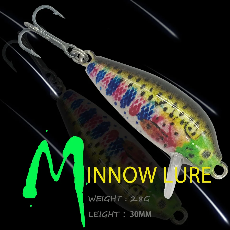 

WALK FISH 1 шт., 30 мм, 2,8 г, Тонущая рыболовная приманка в форме гольяна, 3D рыболовные приманки, спиннинг, искусственная Рыболовная Снасть