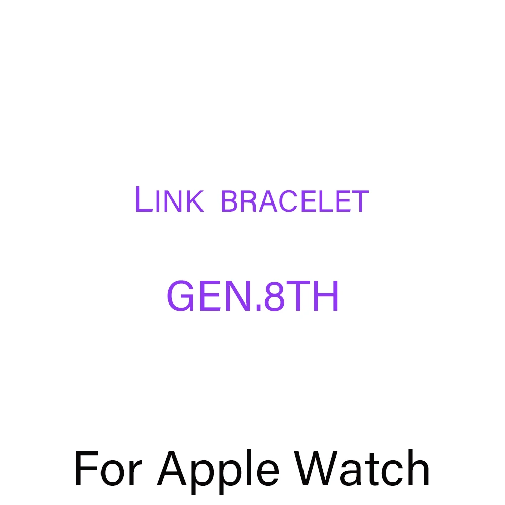 Metal Link Strap For Apple Watch Band Ultra 45mm 41mm 38/40mm Stainless Steel watch link For iwatch 8 7 6 4 Bracelet 49mm band