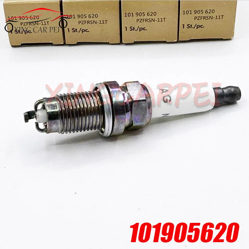 

4 шт./лот свеча зажигания 101905620 для Audi A3 A4 VW GOLF JETTA PASSAT B6 TOURAN Seat ALTEA TOLEDO OCTAVIA 2.0 FSI PZFR5N-11T PZFR5J1