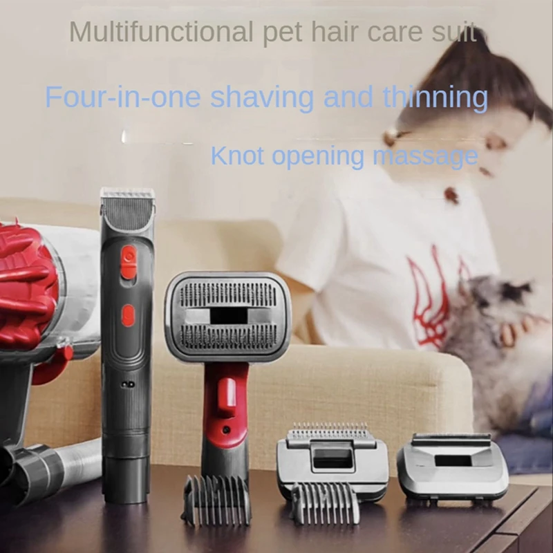 Pet Brush Cat Dog Brush Hair Trimmer Accessories Attachment 