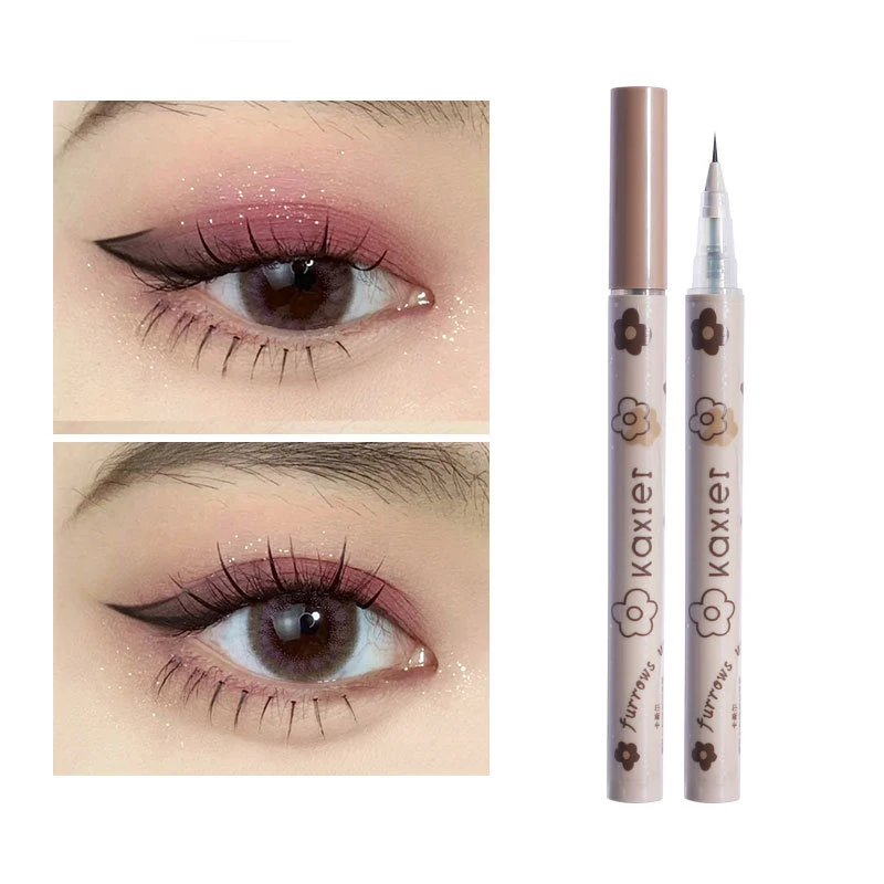 

Kaxier Ultra-fine Lying Silkworm Pen Outlines the Shadow Eyelash Pen Waterproof and Not Easy to Smudge Liquid Eyeliner Pen