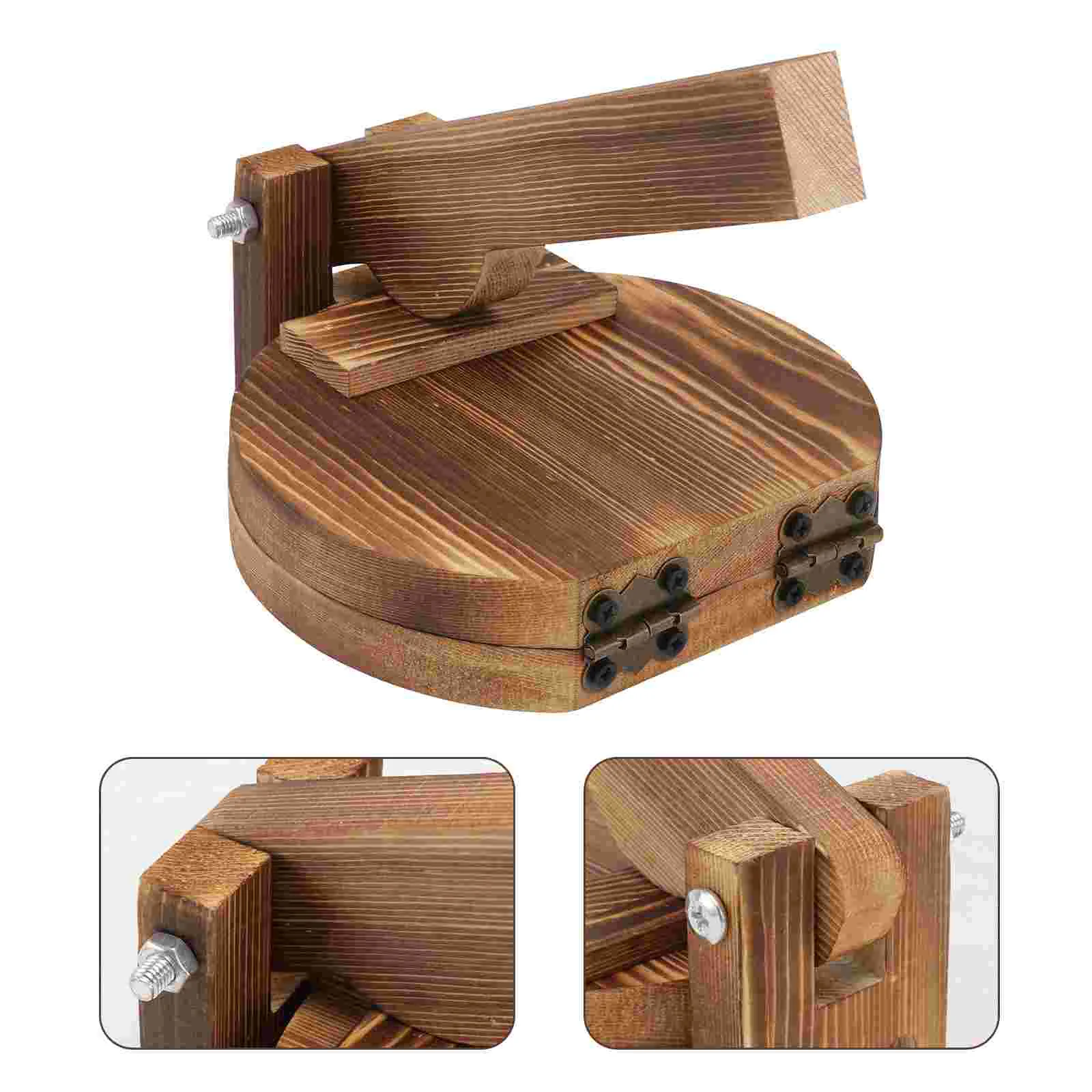 

Maker Press Dumpling Dough Presser Tortilla Wooden Skin Tool Mold Wood Pressing Wrapper Pizza Manual Corn Empanada Machine