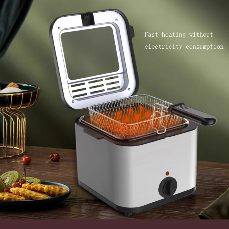 Электрическая фритюрница 110 В/220 В 1000 Вт бездымная картофель фри куриная