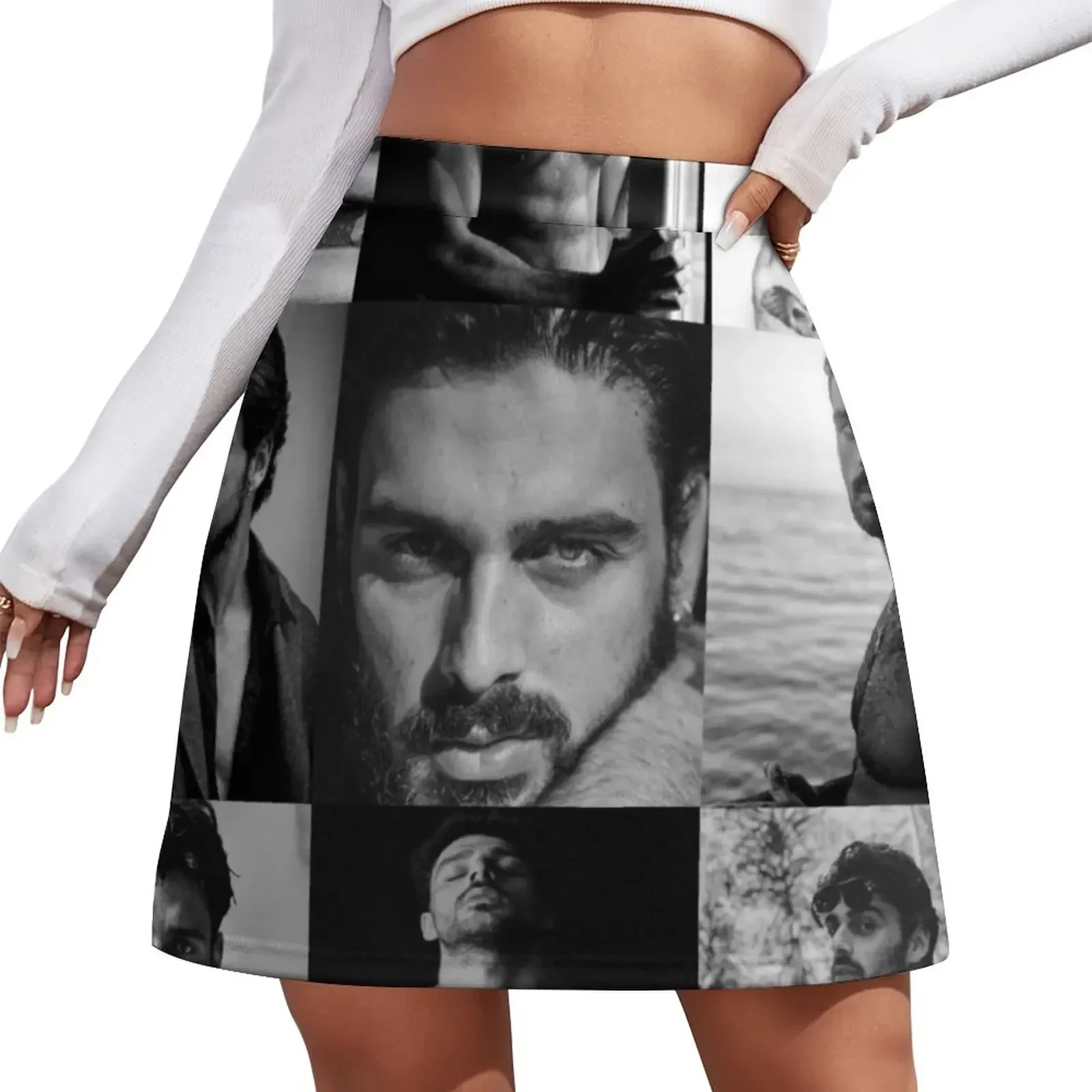 Мини-юбка Michele Morrone юбки лето 2024 женская короткая юбка женское летнее платье в