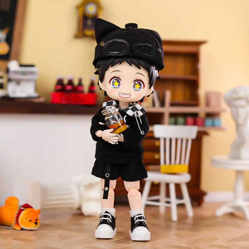 Kawaii Hat Ob11 Кукла Кот Толстовка Комплект Одевание Винтаж Толстовки Брюки Одежда