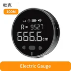 лазерный дальномер xiaomi, перезаряжаемая многофункциональная линейка с 8 функциями, HD ЖК-экраном
