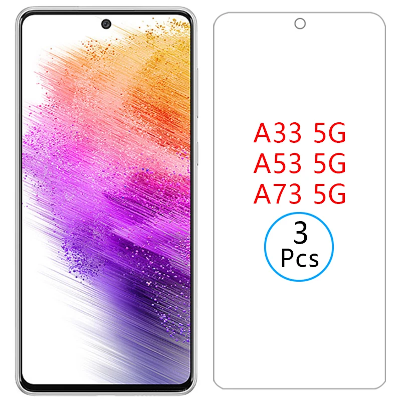 

tempered glass for samsung a33 a53 a73 5g protective glass screen protector on galaxy a 33 53 73 33a 53a 73a film samsun samsumg
